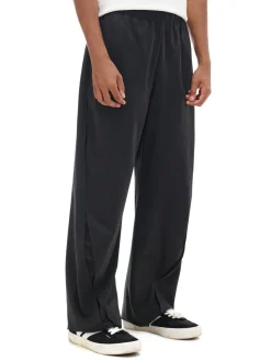 Cropp Spodnie*Spodnie comfort fit z efektownymi rozcięciami czarny