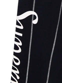 Cropp Spodnie|Sety*Spodnie dresowe straight z nadrukiem granatowy