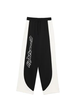 Cropp Spodnie*Spodnie dresowe z napisem czarny