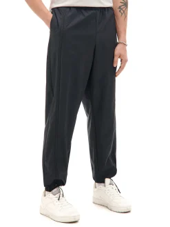 Cropp Spodnie*Spodnie joggery loose z suwakami czarny