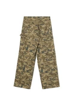 Cropp Spodnie*Spodnie moro z wieloma kieszeniami zielony