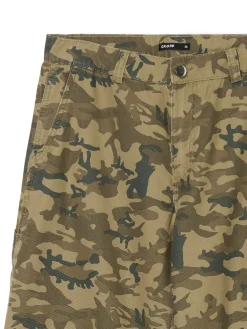 Cropp Spodnie*Spodnie moro z wieloma kieszeniami zielony