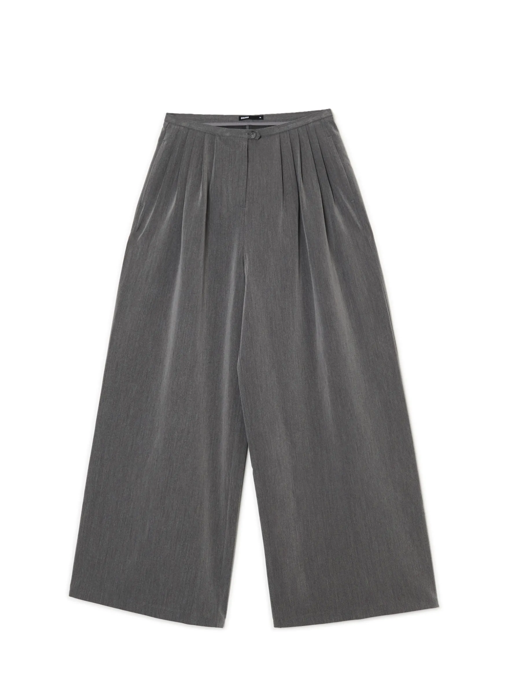 Cropp Spodnie*Spodnie wide leg szary
