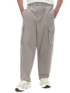 Cropp Spodnie*Spodnie ze ściagaczami przy nogawkach beżowy