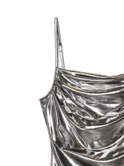 Cropp Sukienki, Kombinezony*Srebrna sukienka mini jasnyszary