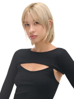 Cropp Sukienki, Kombinezony*Sukienka maxi z dodatkowymi rękawami czarny