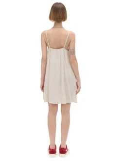 Cropp Sukienki, Kombinezony*Sukienka mini w rustykalnym stylu kremowy