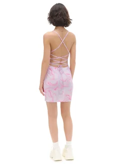 Cropp Sukienki, Kombinezony*Sukienka mini z wiązaniem na plecach wielobarwny