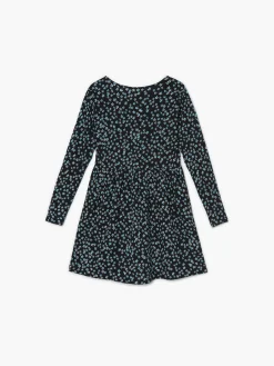 Cropp Sukienki, Kombinezony*Sukienka w kwiatowy wzór czarny