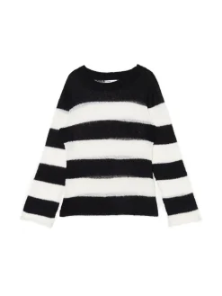 Cropp Swetry*Sweter w paski biały