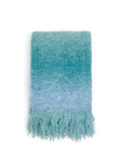 Cropp Szaliki*Szalik z frędzlami z domieszką wełny niebieski