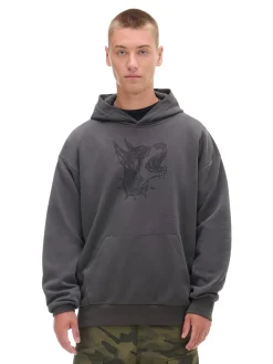 Cropp Bluzy*Szara bluza z aplikacją szary