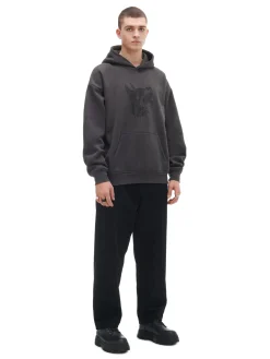 Cropp Bluzy*Szara bluza z aplikacją dobermana szary