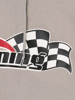 Cropp Unisex|Unisex*Szara bluza z motywem racingowym UNISEX jasnyszary