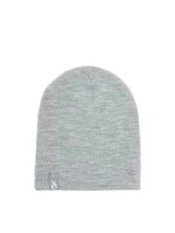 Cropp Czapki|Basic*Szara czapka beanie z wiskozą jasnyszary