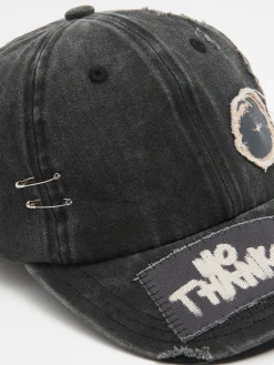 Cropp Czapki*Szara czapka z daszkiem wielobarwny