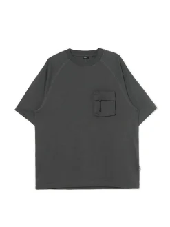 Cropp Koszulki*Szara koszulka z kieszenią szary