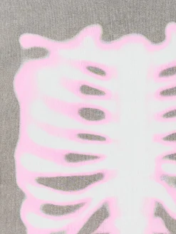 Cropp Unisex|Unisex*Szara koszulka z nadrukiem UNISEX jasnyszary