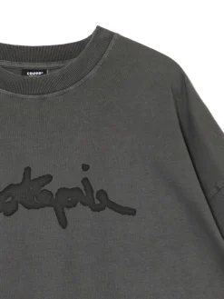 Cropp Koszulki*Szara koszulka z napisem szary