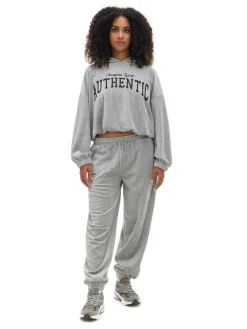 Cropp Bluzy|Sety*Szara krótka bluza boxy jasnyszary