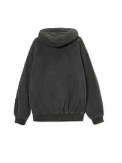 Cropp Kurtki Zimowe|Kurtki, Płaszcze*Szara kurtka bomber z kapturem szary