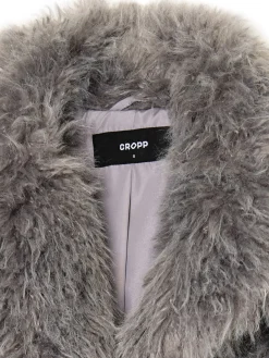 Cropp Kożuszki, Futerka|Kurtki, Płaszcze*Szara kurtka z imitacji futra szary