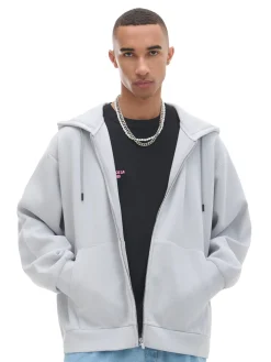 Cropp Bluzy|Sety*Szara rozpinana bluza jasnyszary