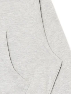 Cropp Bluzy*Szara rozpinana bluza z kapturem jasnyszary