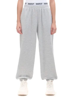Cropp Spodnie*Szare dresowe joggery jasnyszary