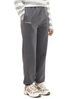 Cropp Spodnie*Szare dresowe joggery z nadrukiem szary