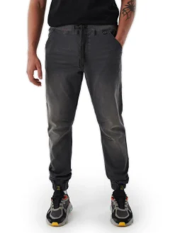 Cropp Jeansy*Szare jeansowe joggery szary