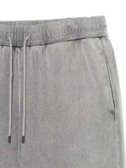 Cropp Spodnie*Szare jeansowe joggery jasnyszary