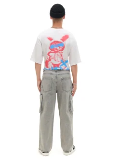 Cropp Jeansy|Baggy*Szare jeansy baggy jasnyszary