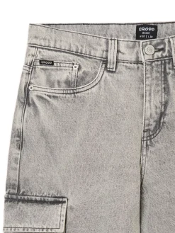 Cropp Jeansy|Baggy*Szare jeansy baggy jasnyszary