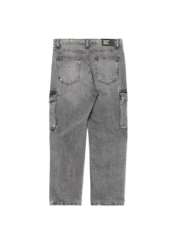 Cropp Jeansy*Szare jeansy relaxed szary