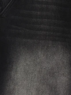 Cropp Jeansy*Szare jeansy skater z efektem sprania szary