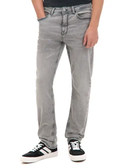 Cropp Jeansy*Szare jeansy slim jasnyszary