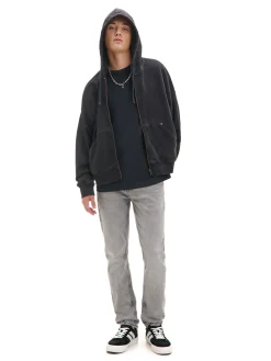 Cropp Jeansy*Szare jeansy slim jasnyszary