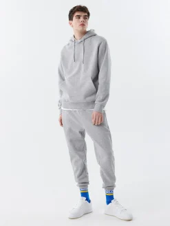 Cropp Spodnie*Szare joggery basic jasnyszary