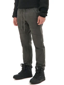 Cropp Spodnie*Szare joggery z kieszeniami cargo szary