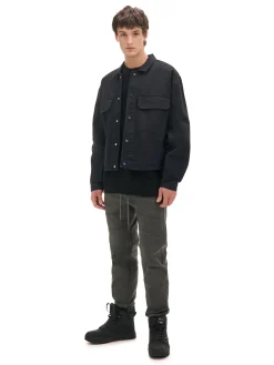 Cropp Spodnie*Szare joggery z kieszeniami cargo szary