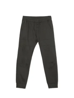 Cropp Spodnie*Szare joggery z kieszeniami cargo szary