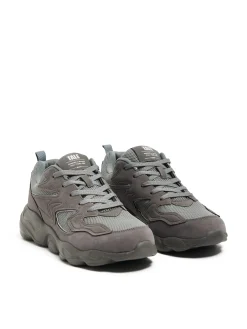 Cropp Sneakersy*Szare sneakersy z odblaskowymi elementami szary