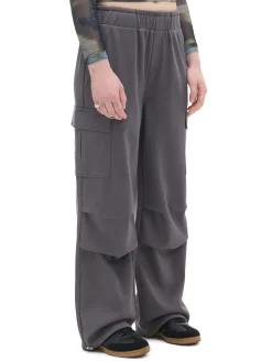 Cropp Spodnie*Szare spodnie cargo szary