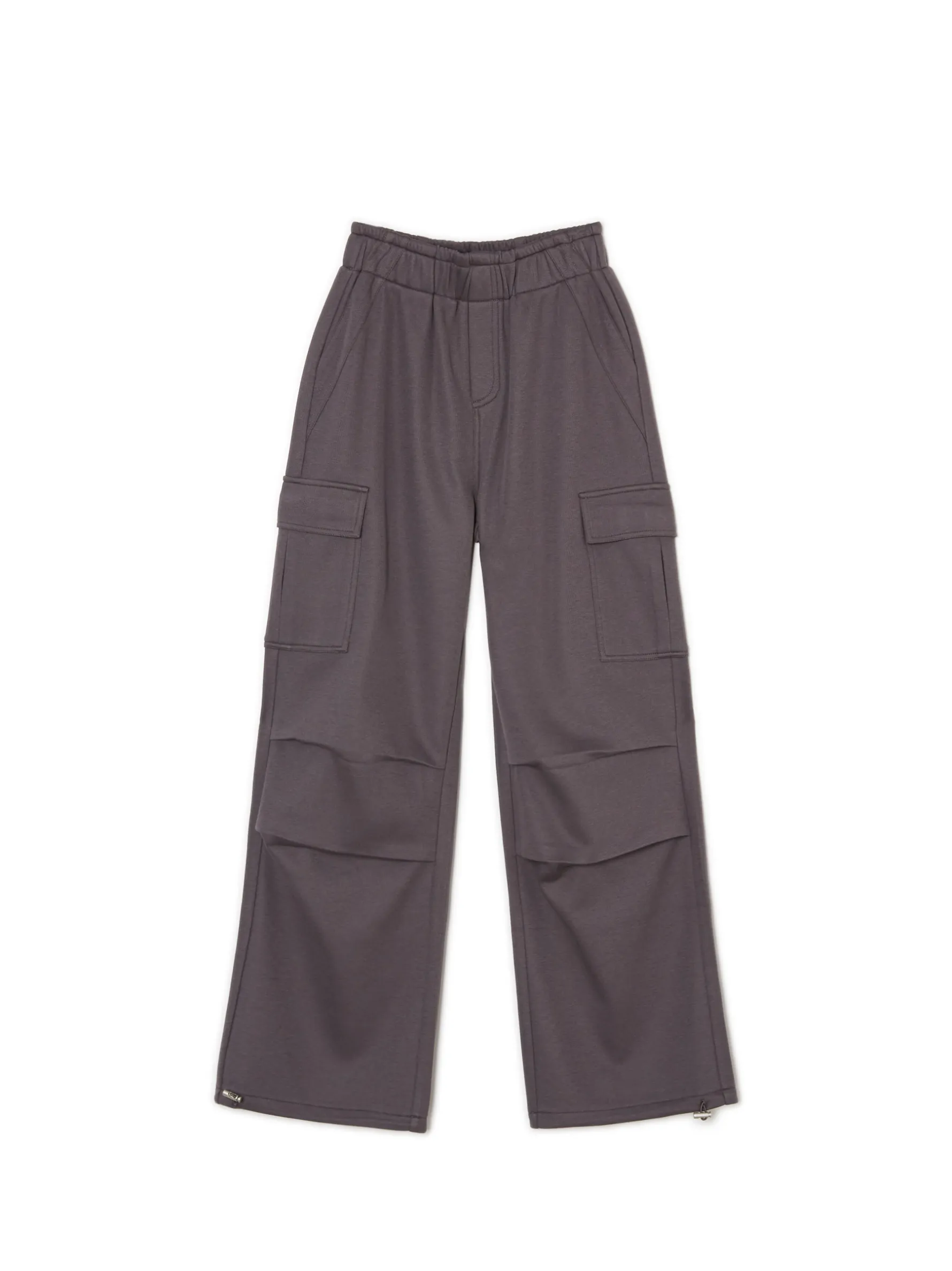 Cropp Spodnie*Szare spodnie cargo szary