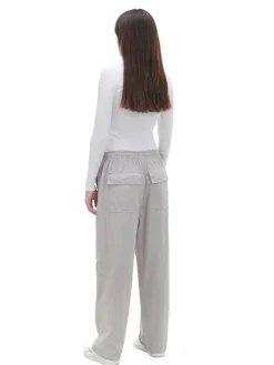 Cropp Spodnie*Szare spodnie parachute jasnyszary