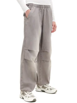 Cropp Spodnie*Szare spodnie parachute inny