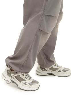 Cropp Spodnie*Szare spodnie parachute inny