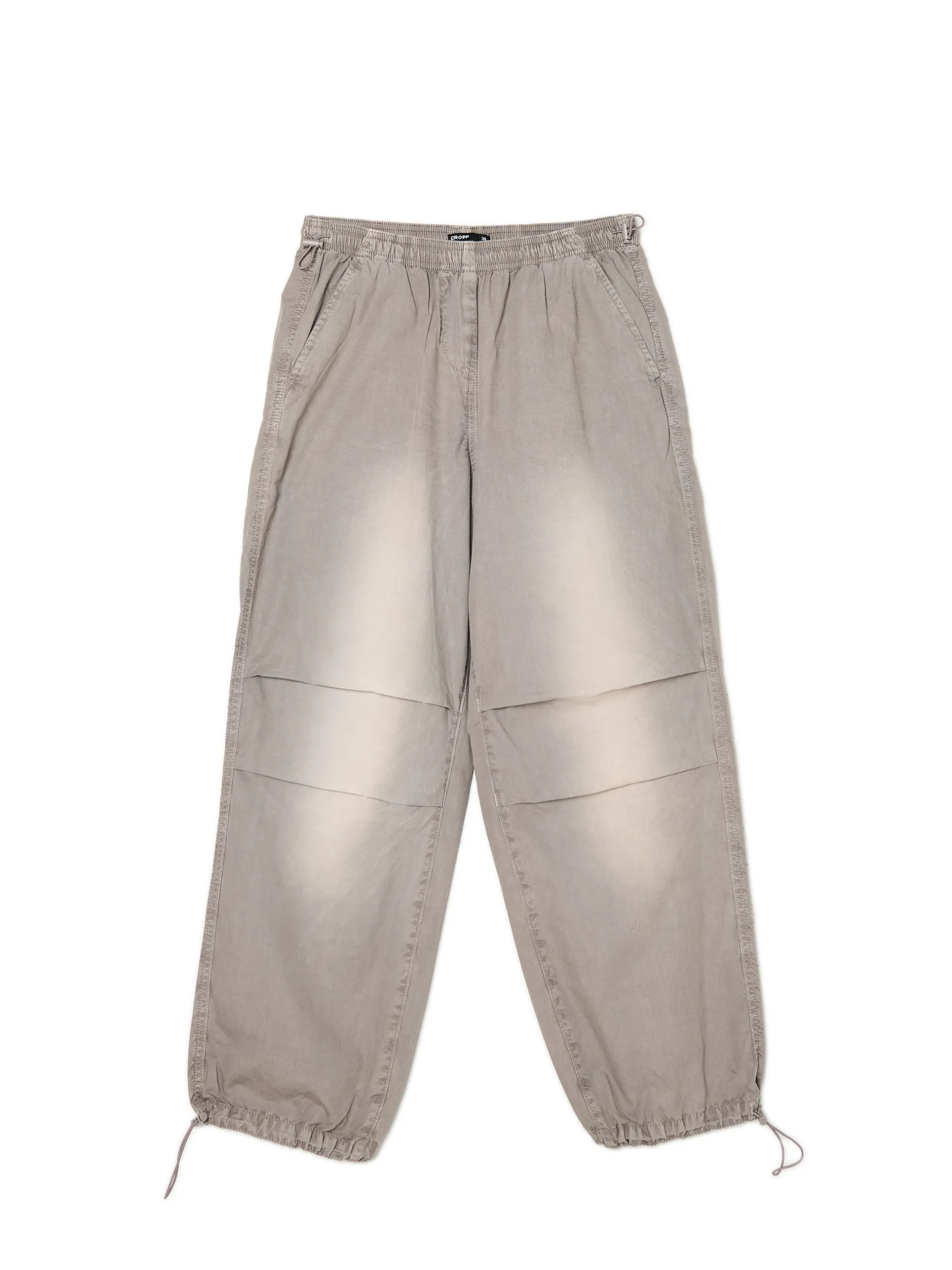 Cropp Spodnie*Szare spodnie parachute inny