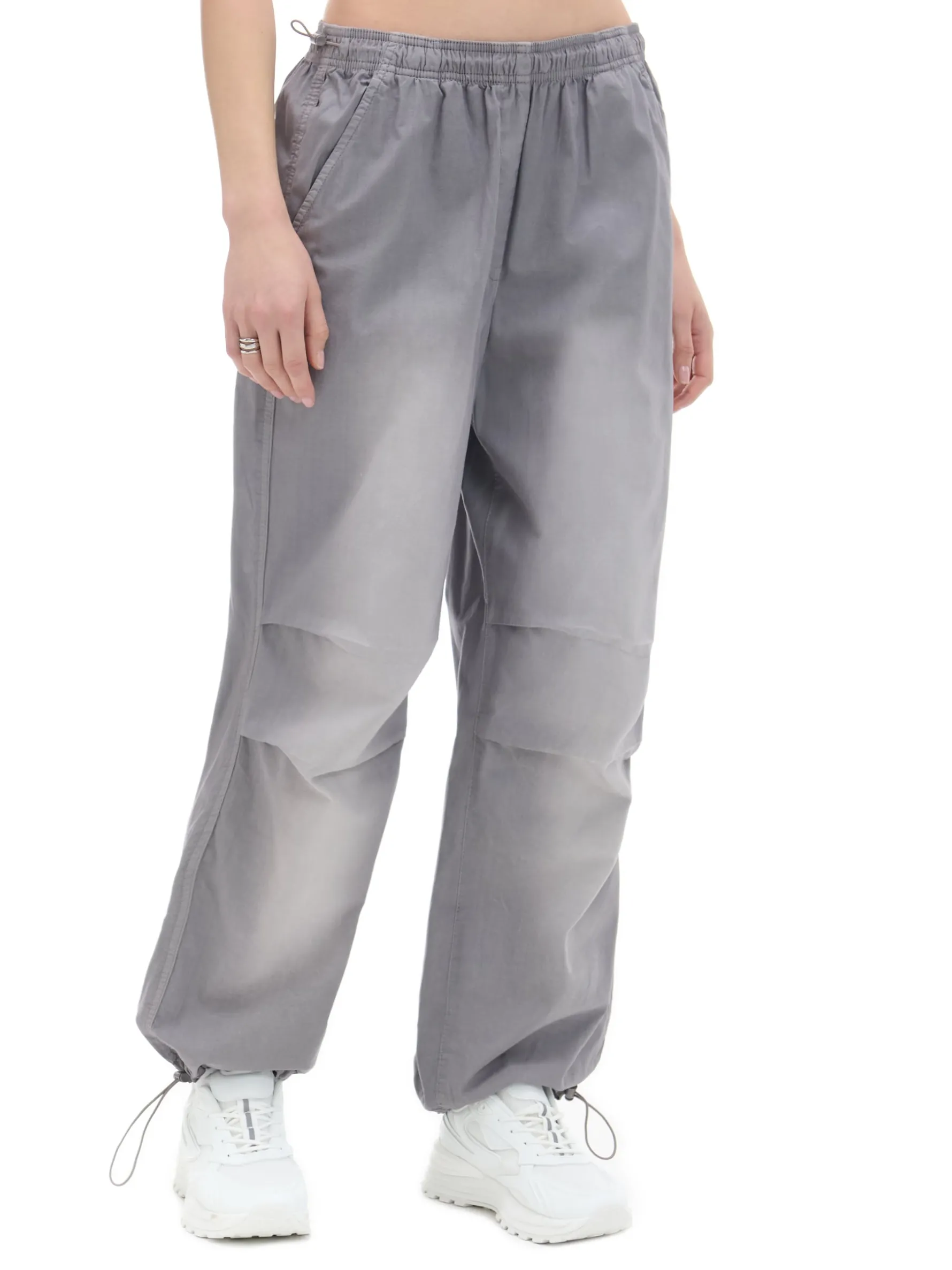 Cropp Spodnie*Szare spodnie parachute inny